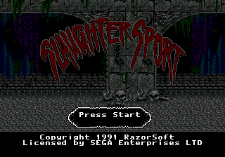 Заставка игры Slaughter Sport